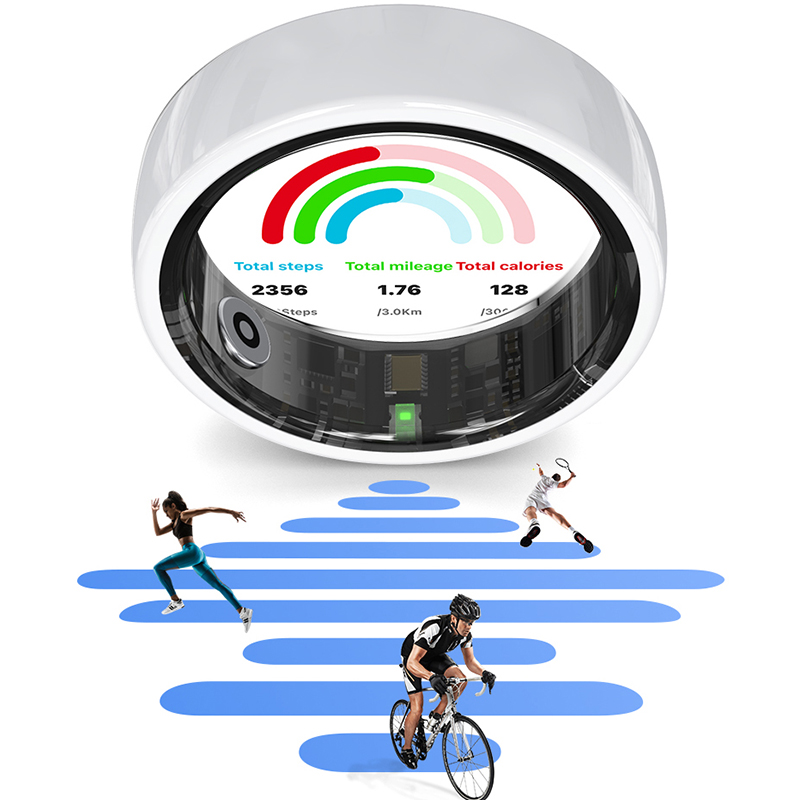 Smart Ring Health - R12 Smart Ring with Charging Case