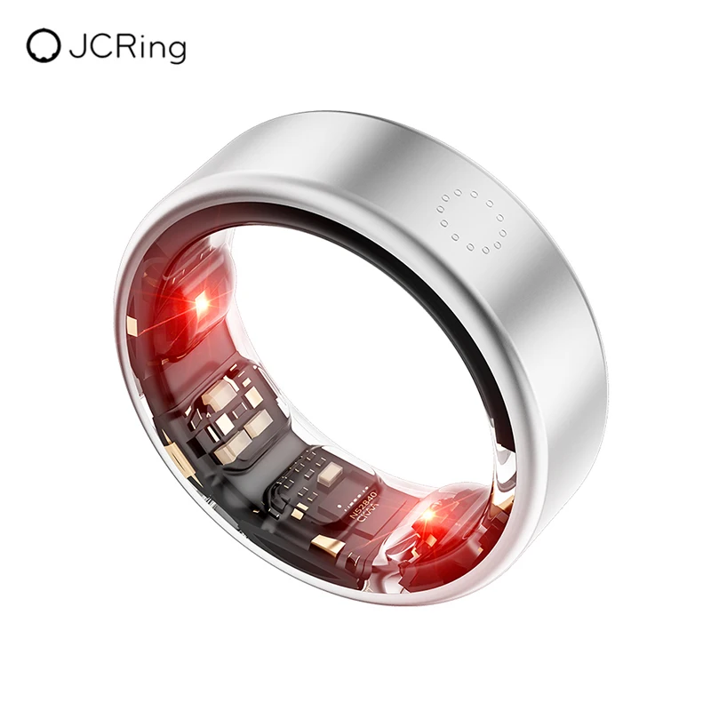 Smart Ring Health - JCRing X3 Silver Titanium Smart &