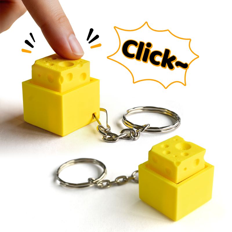 3D Printed Cheesy Key Fidget C - Electronics Latest Gadgets 评论和价格