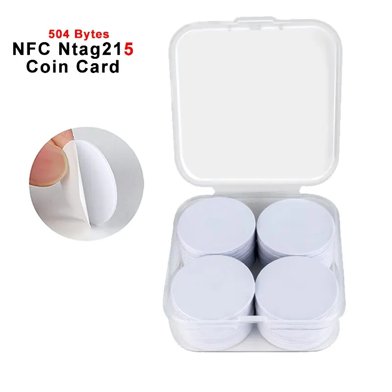 20pcs 50pcs 13.56MHz Ntag215 N - Nfc Tag Programmable 评论和价格