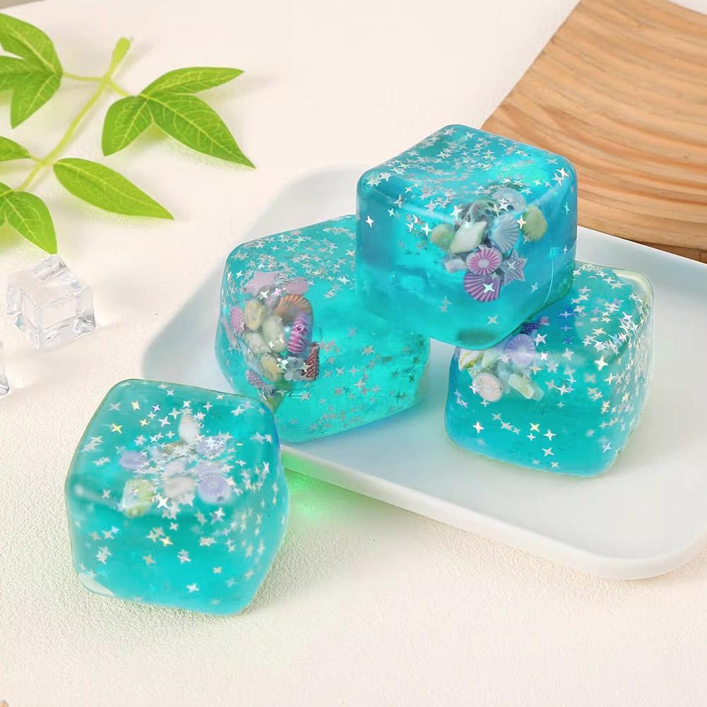 Clear Ocean Cube Squeeze Toy w - Electronics Latest Gadgets 评论和价格