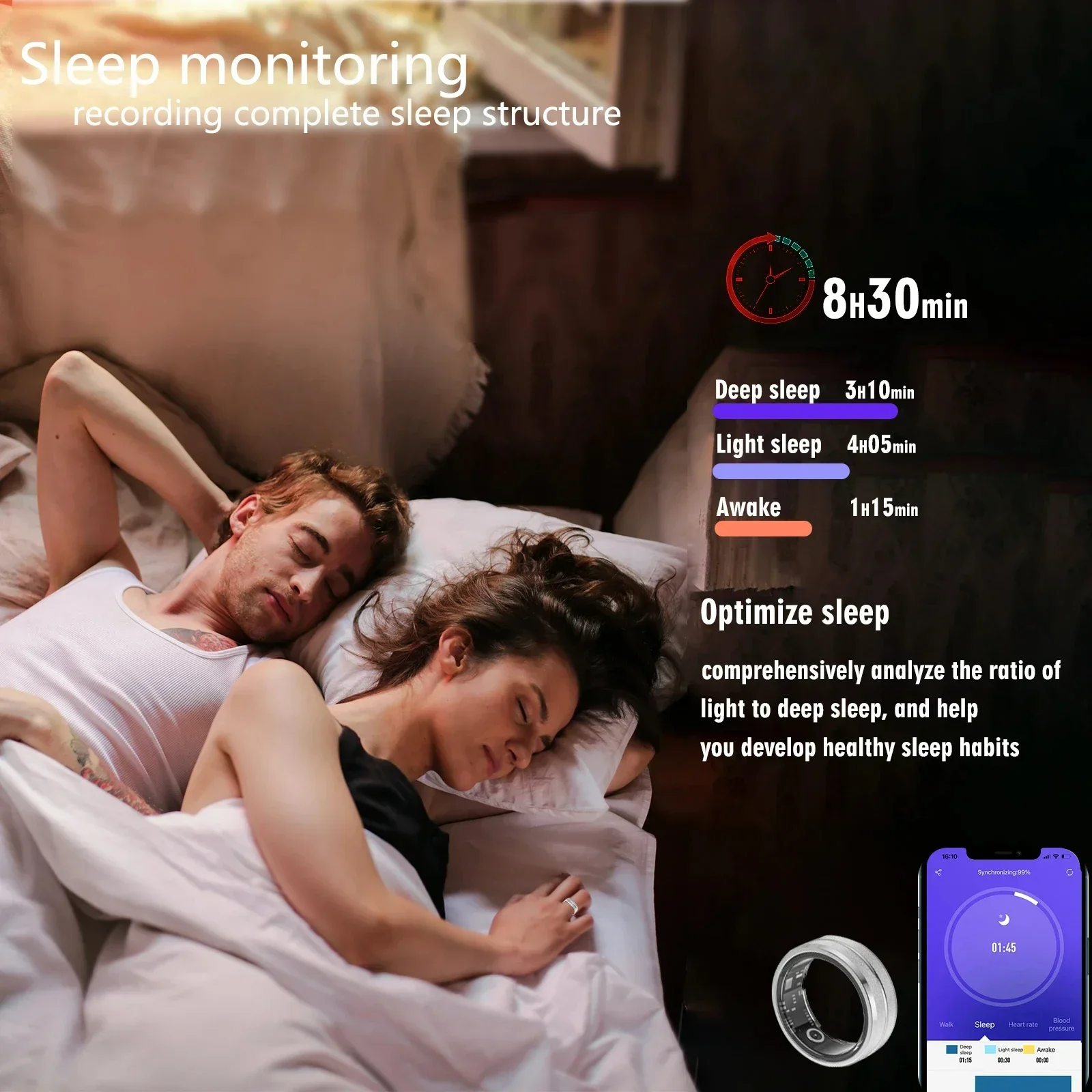 New Smart Rings, Fitness Healt - Smart Ring Health 评论和价格