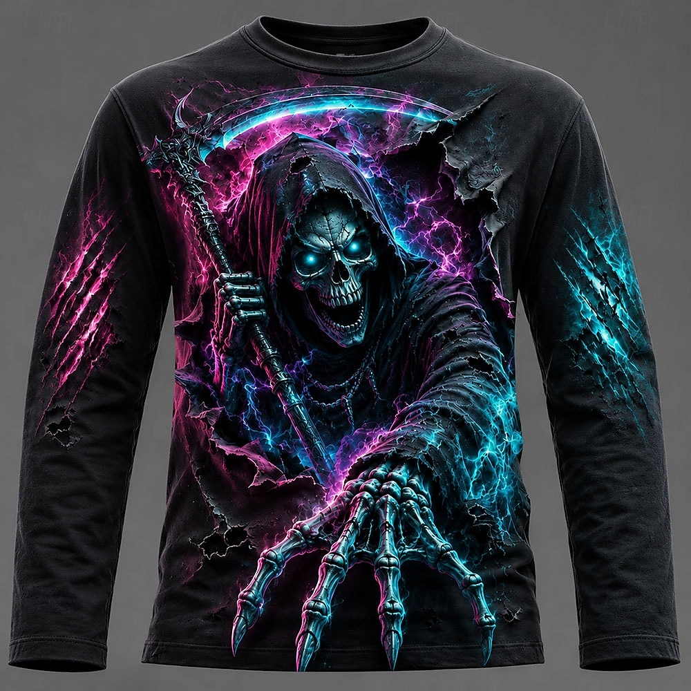 Halloween Men 3D Graphic Print - Electronic Gift 评论和价格