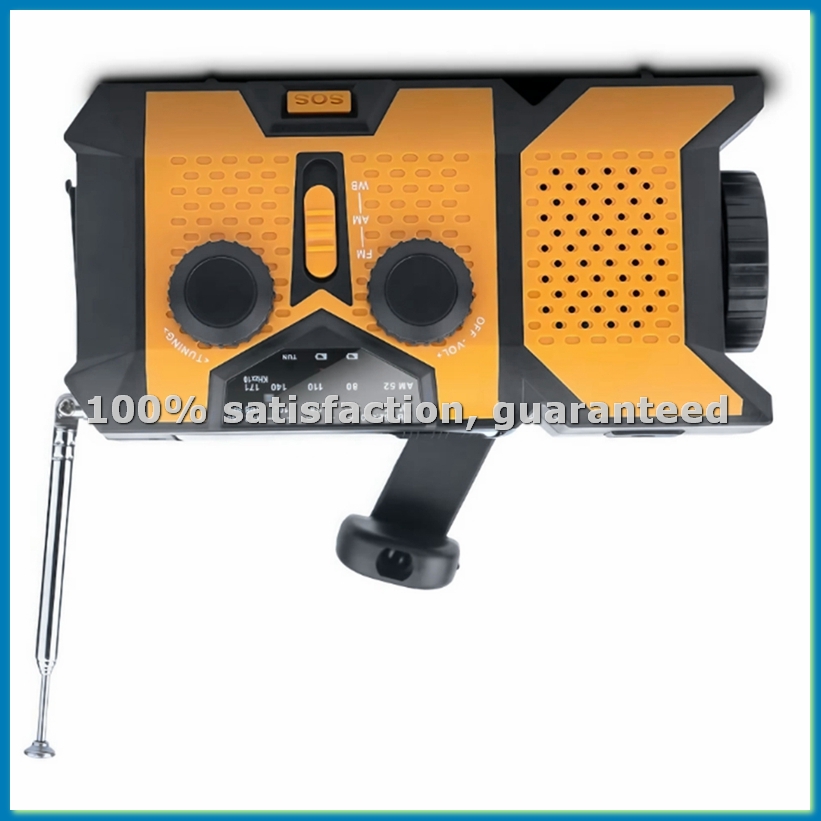 Solar Hand Crank Radio with LE - Solar Powered Charger 评论和价格