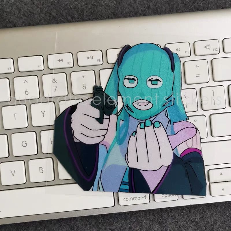 Miku Motorcycle Sticker Water  - Electronic Gift 评论和价格