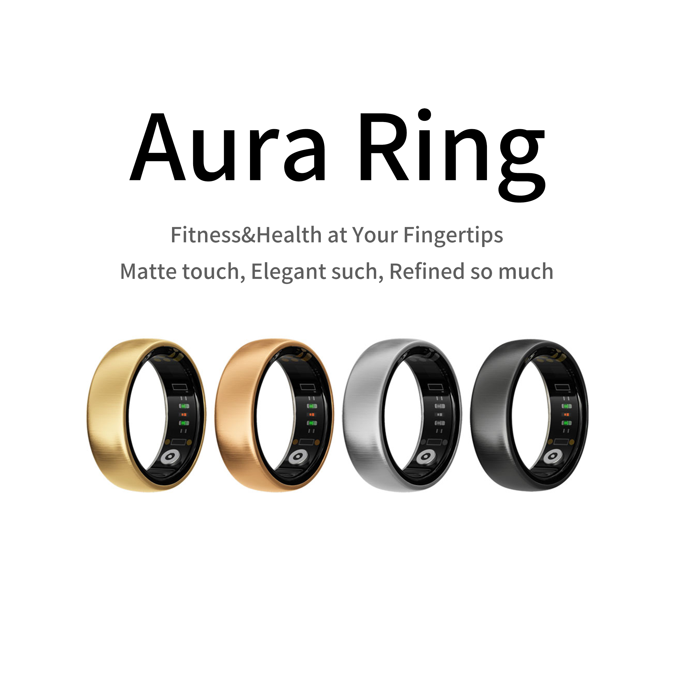 AURA Matt Smart Ring Fitness S - Smart Ring Health 评论和价格