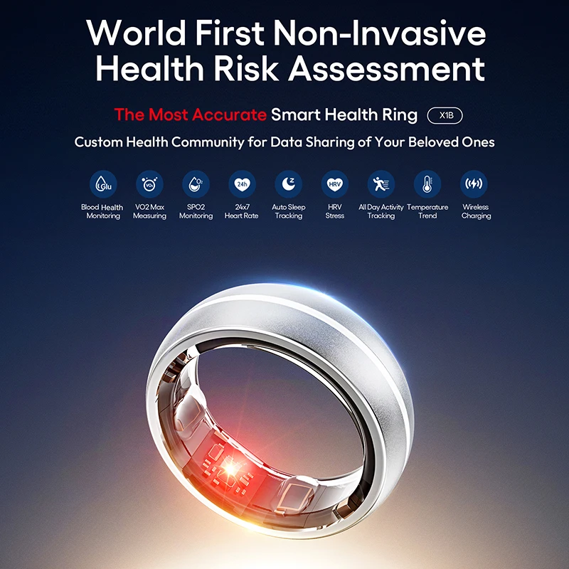 X1B Smart Fitness Ring with Ge - Smart Ring Health 评论和价格