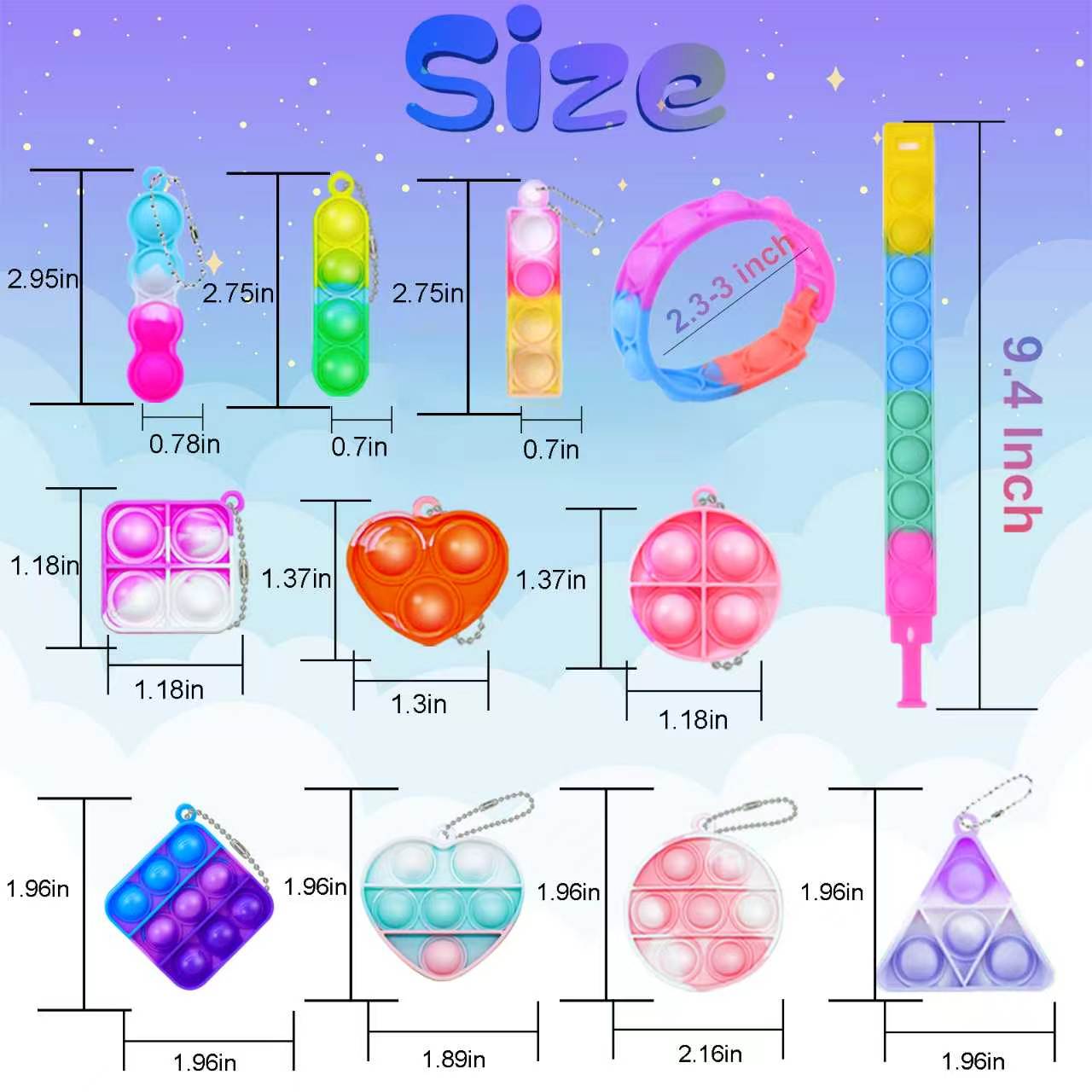 Mini Pop Keychain Fidget Toys  - Electronics Latest Gadgets 评论和价格