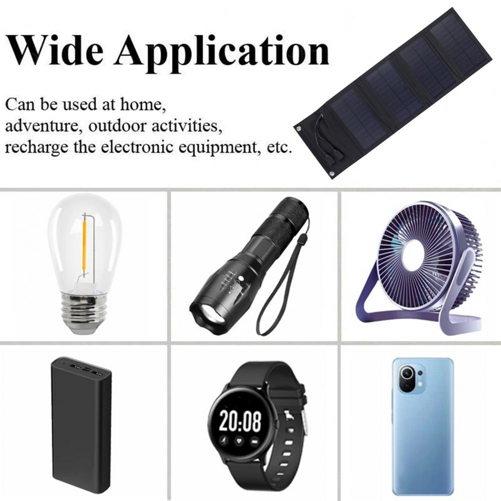 Lightweight Solar Panel Foldab - Solar Powered Charger 评论和价格