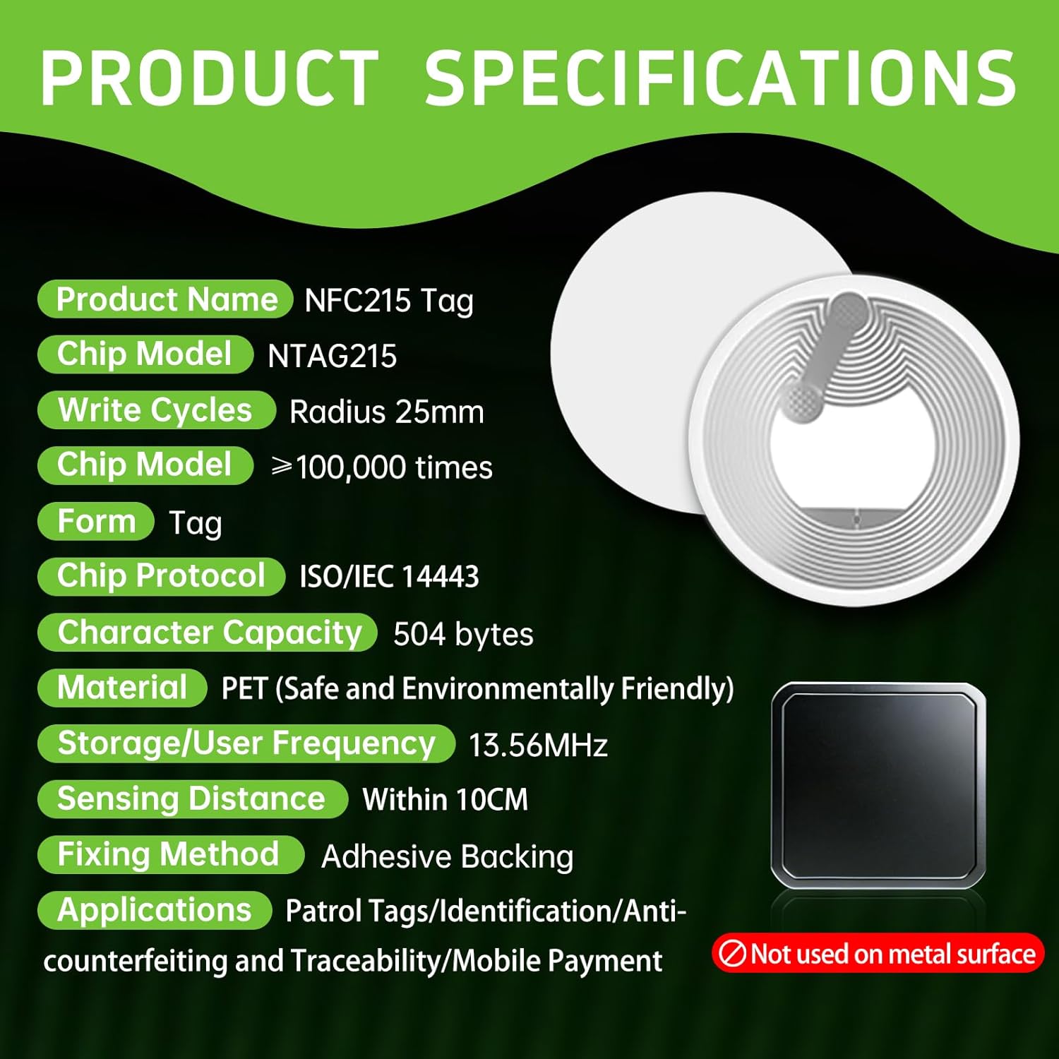 NFC Tags Adhesive NFC Stickers - Nfc Tag Programmable 评论和价格