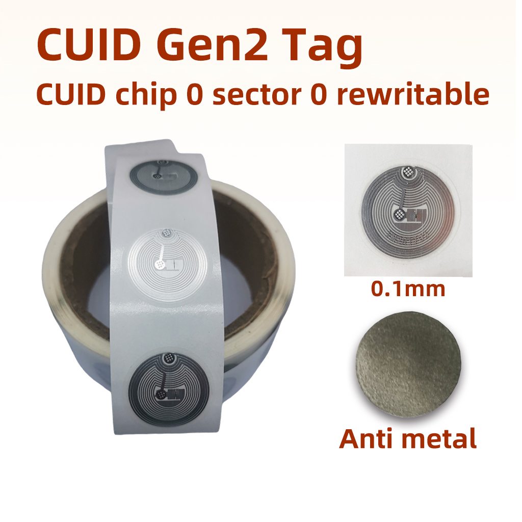 cuid Sticker Wet Inlay 13.56mh - Nfc Tag Programmable 评论和价格