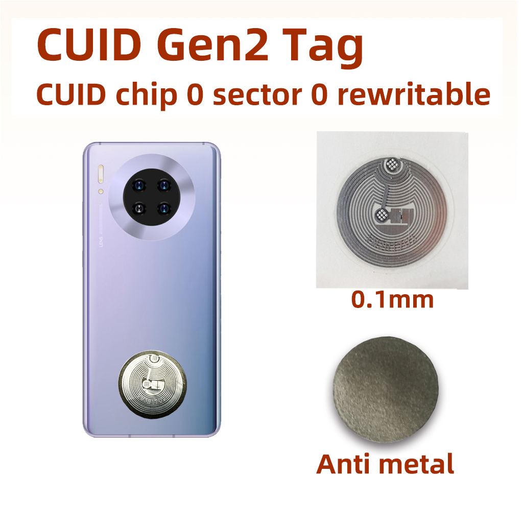 cuid Sticker Wet Inlay 13.56mh - Nfc Tag Programmable 评论和价格