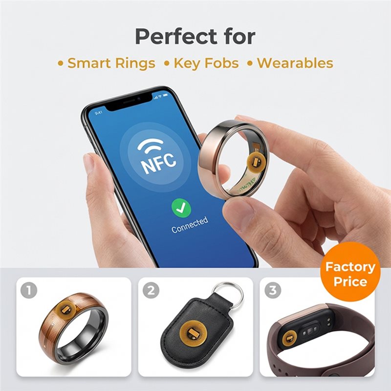 BAAE NFC Tag 6Mm Diameter NXP  - Nfc Tag Programmable 评论和价格