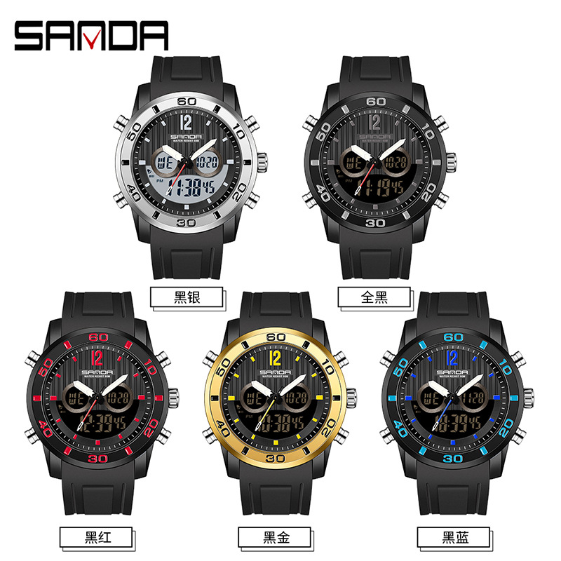 SANDA Electronic Watch Men's S - Electronic Gift 评论和价格