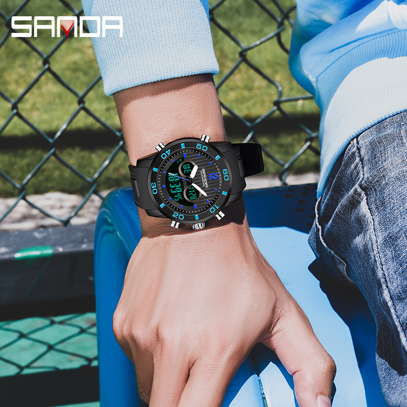 SANDA Electronic Watch Men's S - Electronic Gift 评论和价格