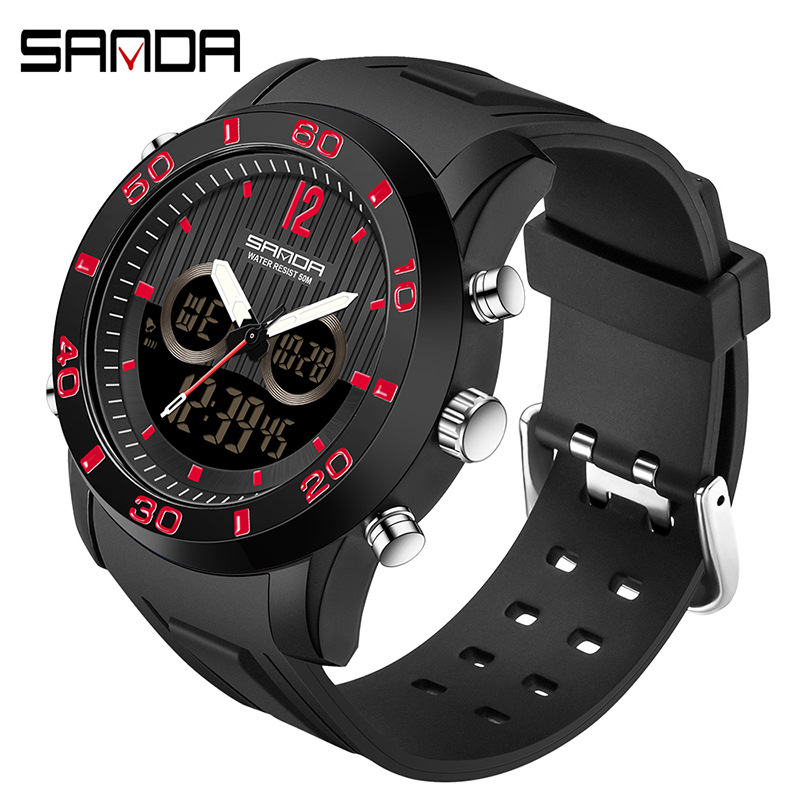 SANDA Electronic Watch Men's S - Electronic Gift 评论和价格