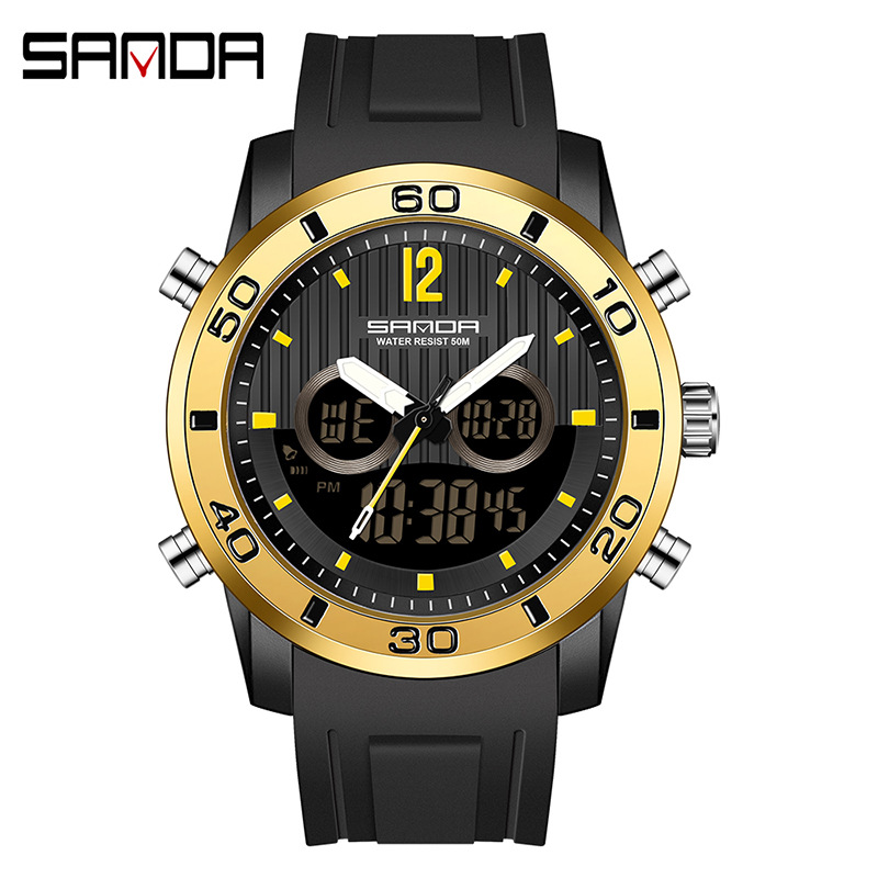 SANDA Electronic Watch Men's S - Electronic Gift 评论和价格