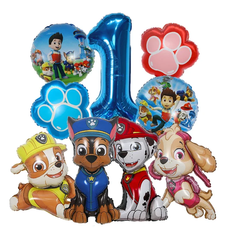 9pcs Cartoon Paw Patrol Foil B - Electronic Gift 评论和价格