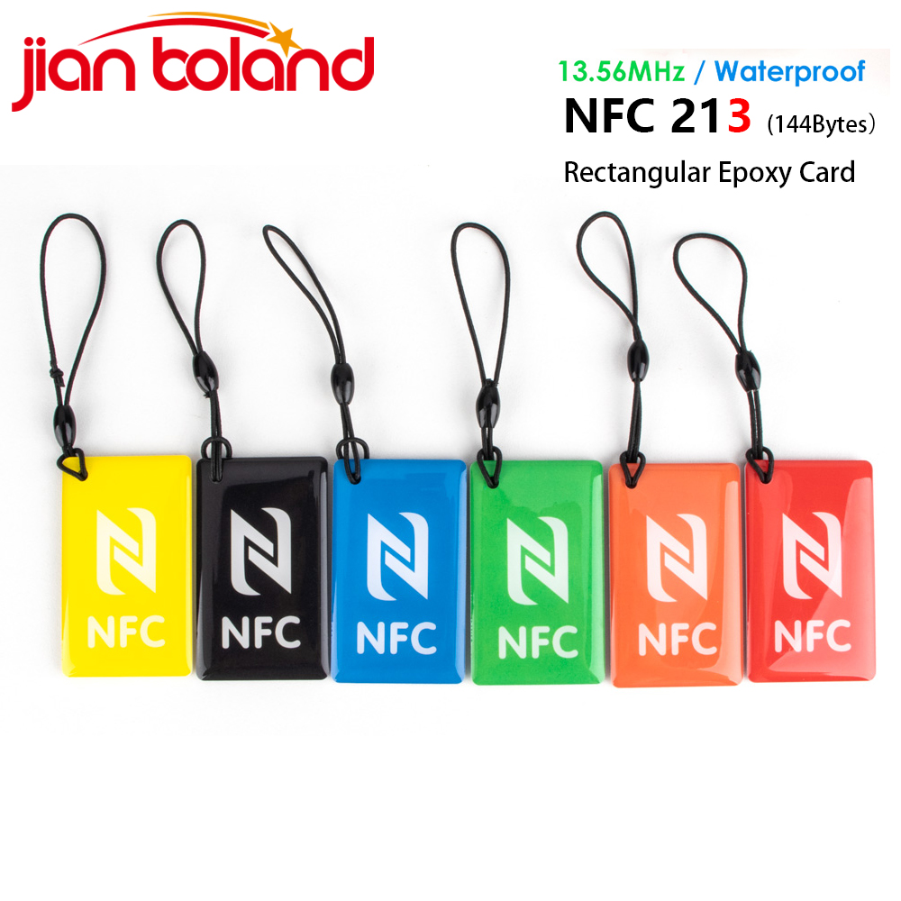 6pcs Rectangular 13.56MHz ISO1 - Nfc Tag Programmable 评论和价格